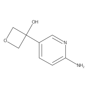 3-(6-Amino-3-pyridinyl)-3-oxetanol结构式