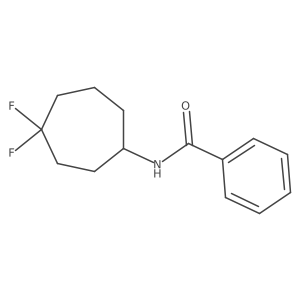 N-(4,4-difluorocycloheptyl)benzamide Structure