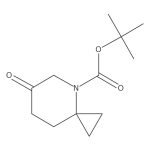 Tert-butyl 6-oxo-4-azaspiro[2.5]octane-4-carboxylate Structure