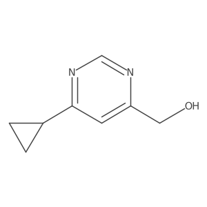(6-Cyclopropylpyrimidin-4-yl)methanol结构式