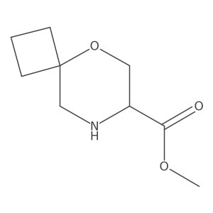 Methyl 5-oxa-8-azaspiro[3.5]nonane-7-carboxylate Structure