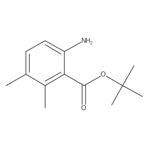 Tert-butyl 6-amino-2,3-dimethylbenzoate结构式