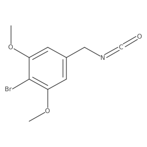 2-Bromo-5-(isocyanatomethyl)-1,3-dimethoxybenzene Structure