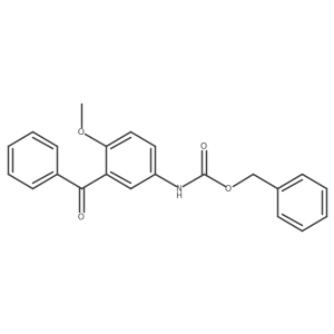 benzyl N-(3-benzoyl-4-methoxyphenyl)carbamate Structure