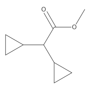 Methyl 2,2-dicyclopropylacetate Structure