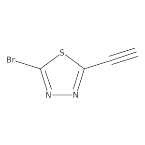 2-Bromo-5-ethynyl-1,3,4-thiadiazole Structure
