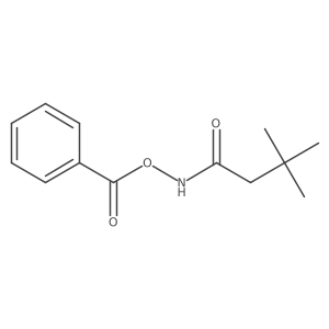 N-(Benzoyloxy)-3,3-dimethylbutanamide Structure