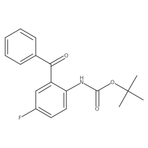 tert-butyl N-(2-benzoyl-4-fluorophenyl)carbamate Structure