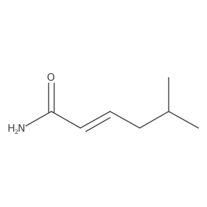 (2E)-5-methyl-2-hexenamide Structure