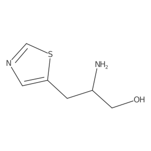 2-Amino-3-(1,3-thiazol-5-yl)propan-1-ol Structure