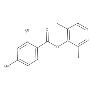 (2,6-Dimethylphenyl) 4-amino-2-hydroxybenzoate Structure