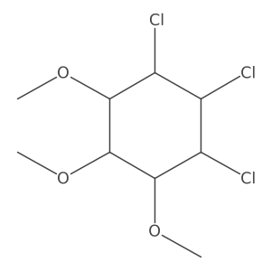 1,2,3-Trimeo trichlorocyclohexane Structure