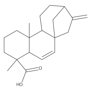 (4I+/-)-Kaura-6,16-dien-18-oic acid结构式