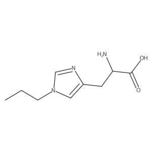 (s)-2-Amino-3-(1-propyl-1h-imidazol-4-yl)propanoic acid Structure