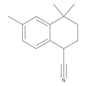 1,2,3,4-Tetrahydro-4,4,6-trimethyl-1-naphthalenecarbonitrile Structure