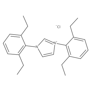 1,3-Bis(2,6-diethylphenyl)-1H-imidazol-3-ium chloride Structure