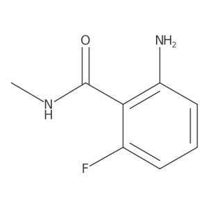 2-amino-6-fluoro-N-methylbenzamide Structure