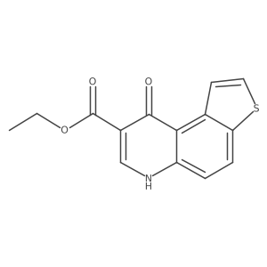 Ethyl 9-oxo-6,9-dihydrothieno[3,2-f]quinoline-8-carboxylate Structure