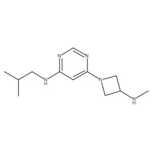 N-isobutyl-6-(3-(methylamino)azetidin-1-yl)pyrimidin-4-amine Structure