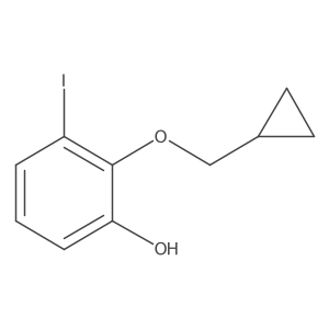 2-(Cyclopropylmethoxy)-3-iodophenol Structure
