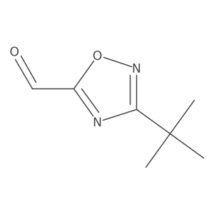 3-Tert-butyl-1,2,4-oxadiazole-5-carbaldehyde Structure
