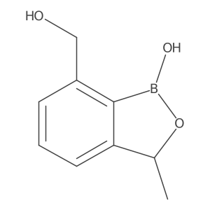 7-(Hydroxymethyl)-3-methylbenzo[c][1,2]oxaborol-1(3H)-ol Structure