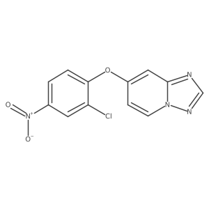 7-(2-Chloro-4-nitrophenoxy)[1,2,4]triazolo[1,5-a]pyridine结构式