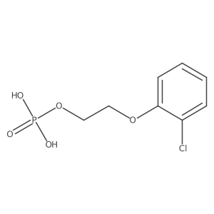 Ethanol, 2-(o-chlorophenoxy)-, phosphate结构式