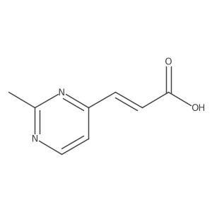 3-(2-Methylpyrimidin-4-yl)acrylic acid Structure