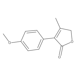 3-(4-Methoxyphenyl)-4-methyl-2(5h)-furanone结构式