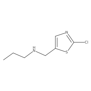 N-((2-Chlorothiazol-5-yl)methyl)propan-1-amine Structure