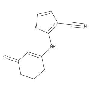 2-[(3-Oxo-1-cyclohexen-1-yl)amino]-3-thiophenecarbonitrile Structure