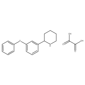2-(3-Phenoxyphenyl)piperidine oxalate Structure