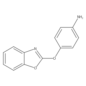 4-(1,3-Benzoxazol-2-yloxy)aniline结构式