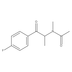 N-acetylfluoromethcathinone结构式
