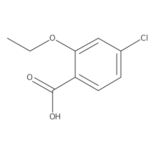 4-Chloro-2-ethoxybenzoic acid结构式