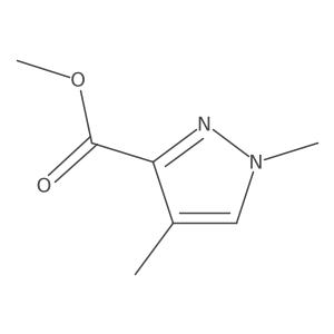 methyl 1,4-dimethyl-1H-pyrazole-3-carboxylate结构式
