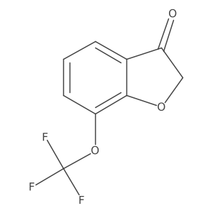 3(2H)-Benzofuranone, 7-(trifluoromethoxy)-结构式