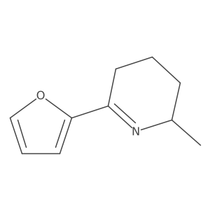 6-(2-Furanyl)-2,3,4,5-tetrahydro-2-methylpyridine结构式