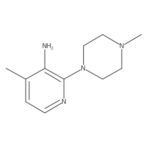 4-Methyl-2-(4-methylpiperazin-1-yl)pyridin-3-amine结构式