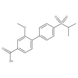 4-(4-N,N-Dimethylsulfamoylphenyl)-3-methoxybenzoic acid结构式