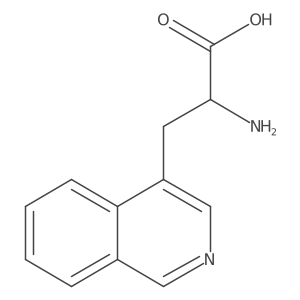 (R)-2-Amino-3-(isoquinolin-4-yl)propanoic acid结构式