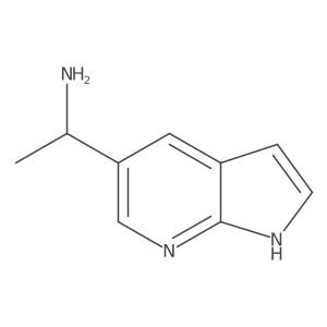 1-(1H-Pyrrolo[2,3-b]pyridin-5-yl)ethanamine结构式