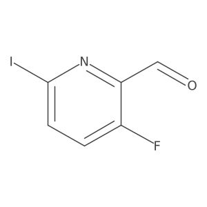 3-Fluoro-6-iodopicolinaldehyde Structure