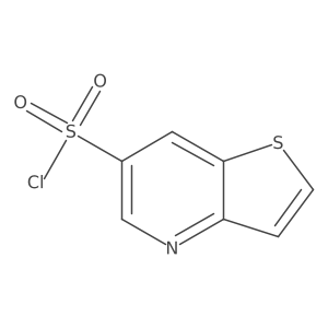 Thieno[3,2-b]pyridine-6-sulfonyl chloride Structure