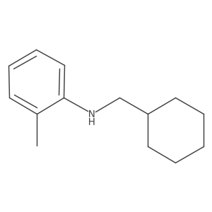 N-(cyclohexylmethyl)-2-methylaniline结构式