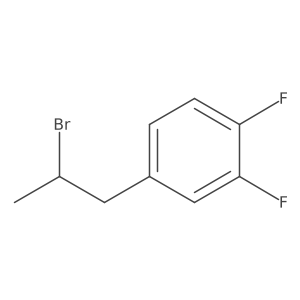 4-(2-Bromopropyl)-1,2-difluorobenzene结构式
