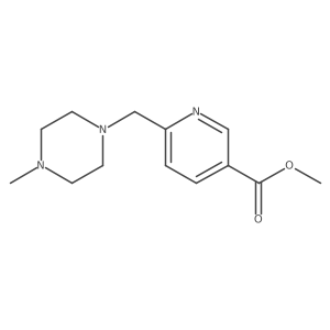 Methyl 6-((4-methylpiperazin-1-yl)methyl)nicotinate Structure