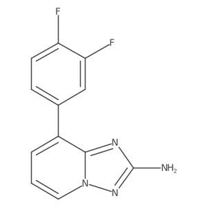 8-(3,4-Difluorophenyl)-[1,2,4]triazolo[1,5-A]pyridin-2-amine Structure