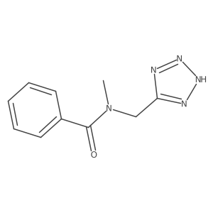 N-methyl-N-(2H-1,2,3,4-tetrazol-5-ylmethyl)benzamide Structure
